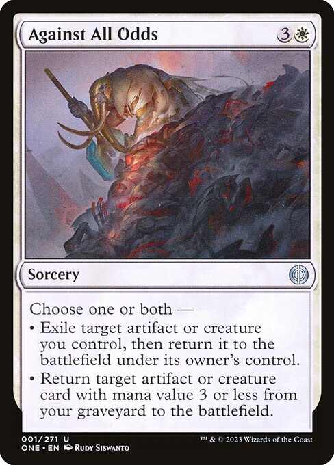 001/271 Against All Odds - Phyrexia: All Will Be One - MTG Card